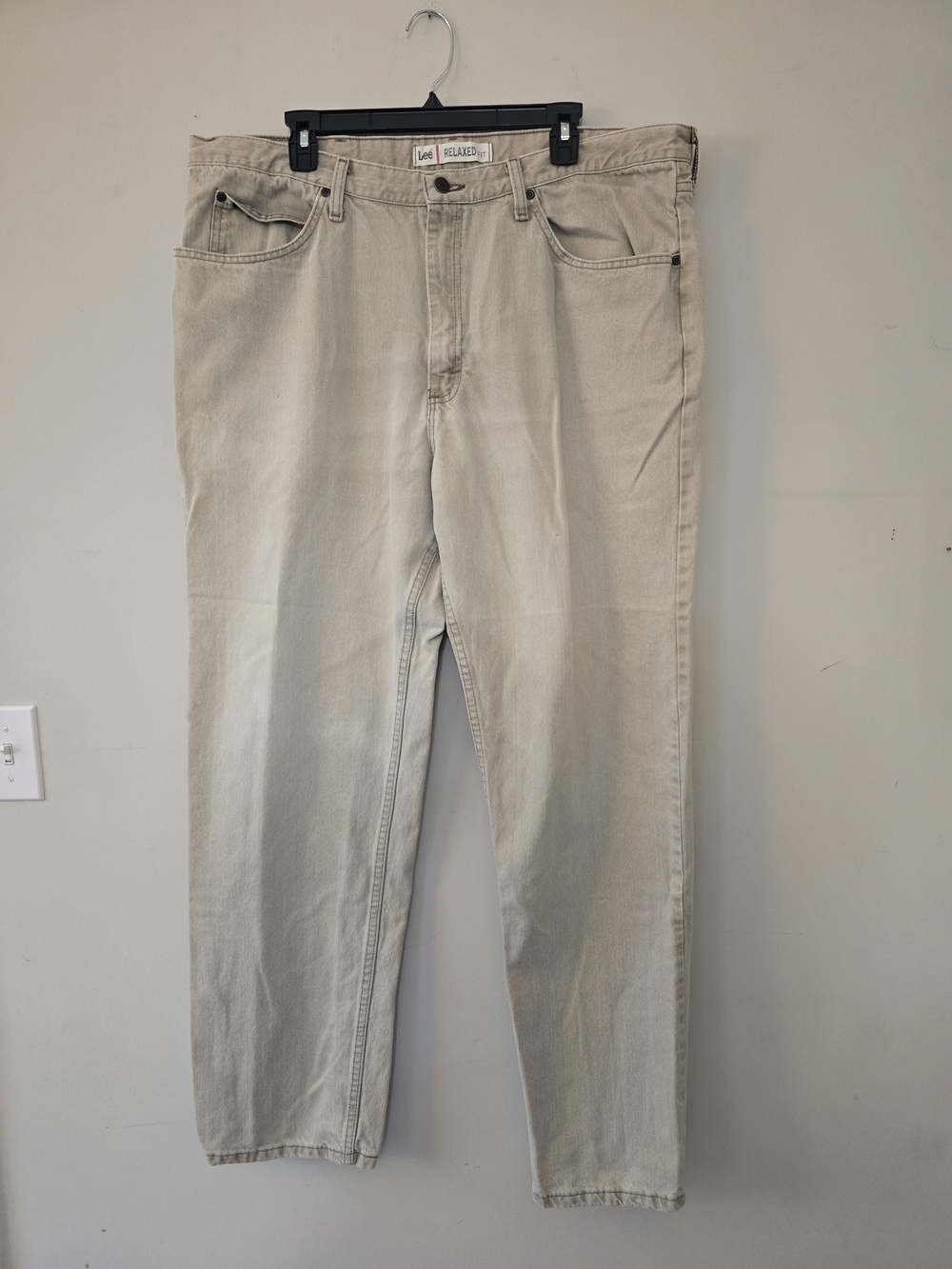 Lee Relaxed Fit Beige/Tan Jeans